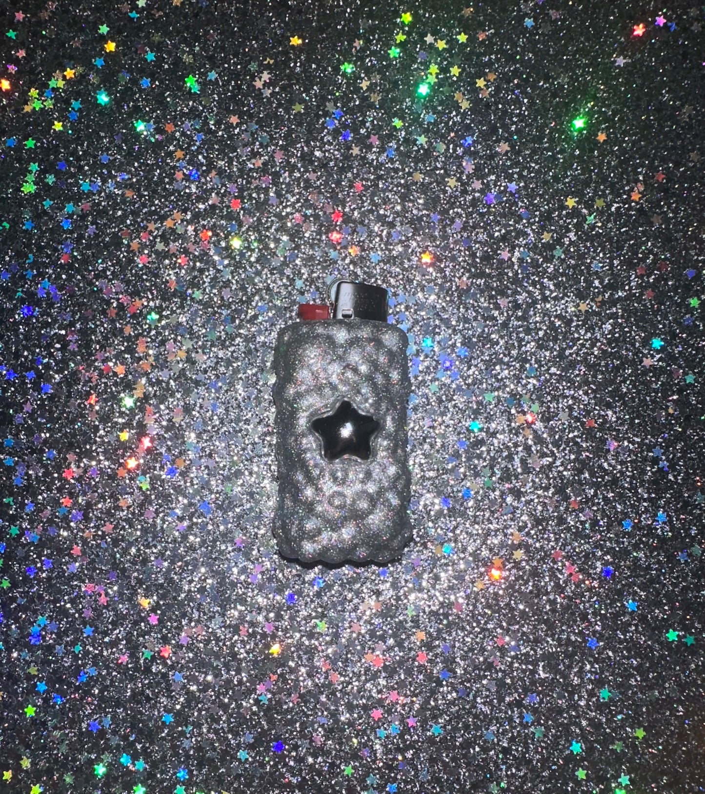 ASTRO SILVER HOLO MINI LIGHTER CASE