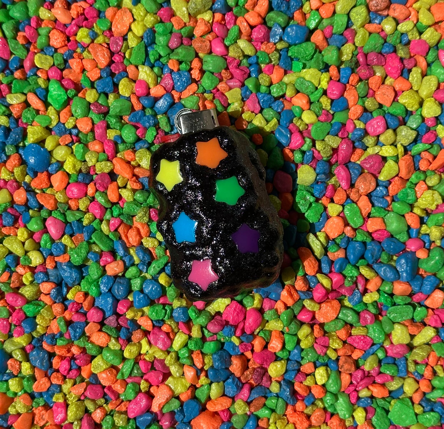 NEON STARS MINI LIGHTER CASE