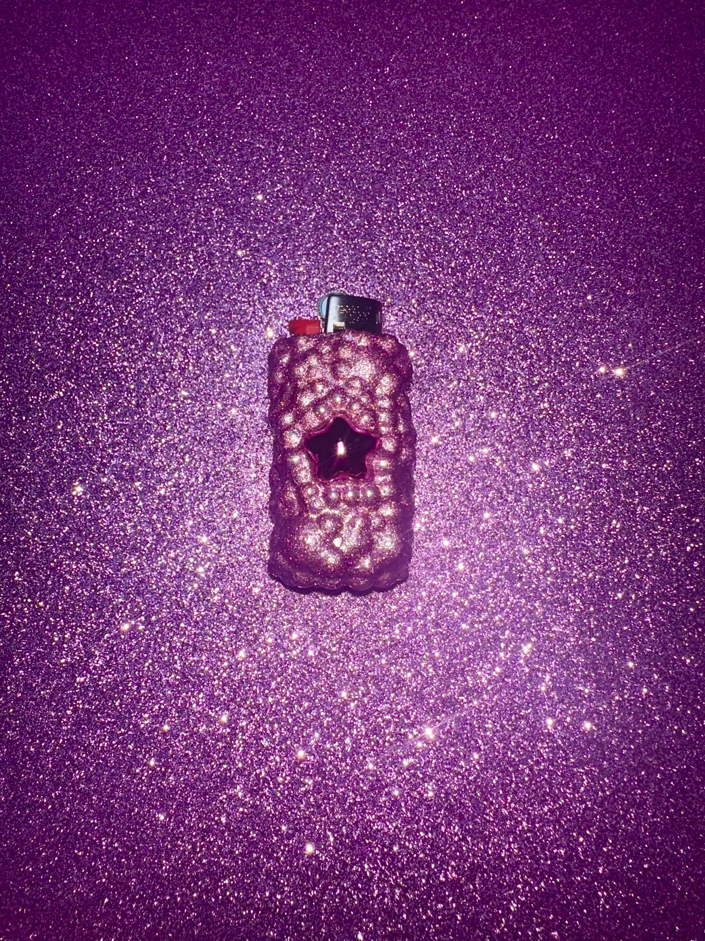ASTRO LILAC HOLO MINI LIGHTER CASE