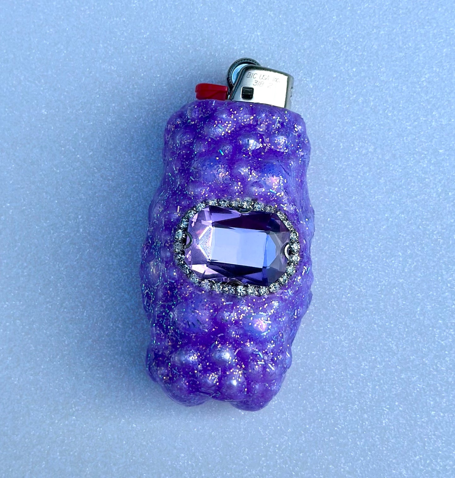 AMETHYST PRINCESS GEM LIGHTER CASE