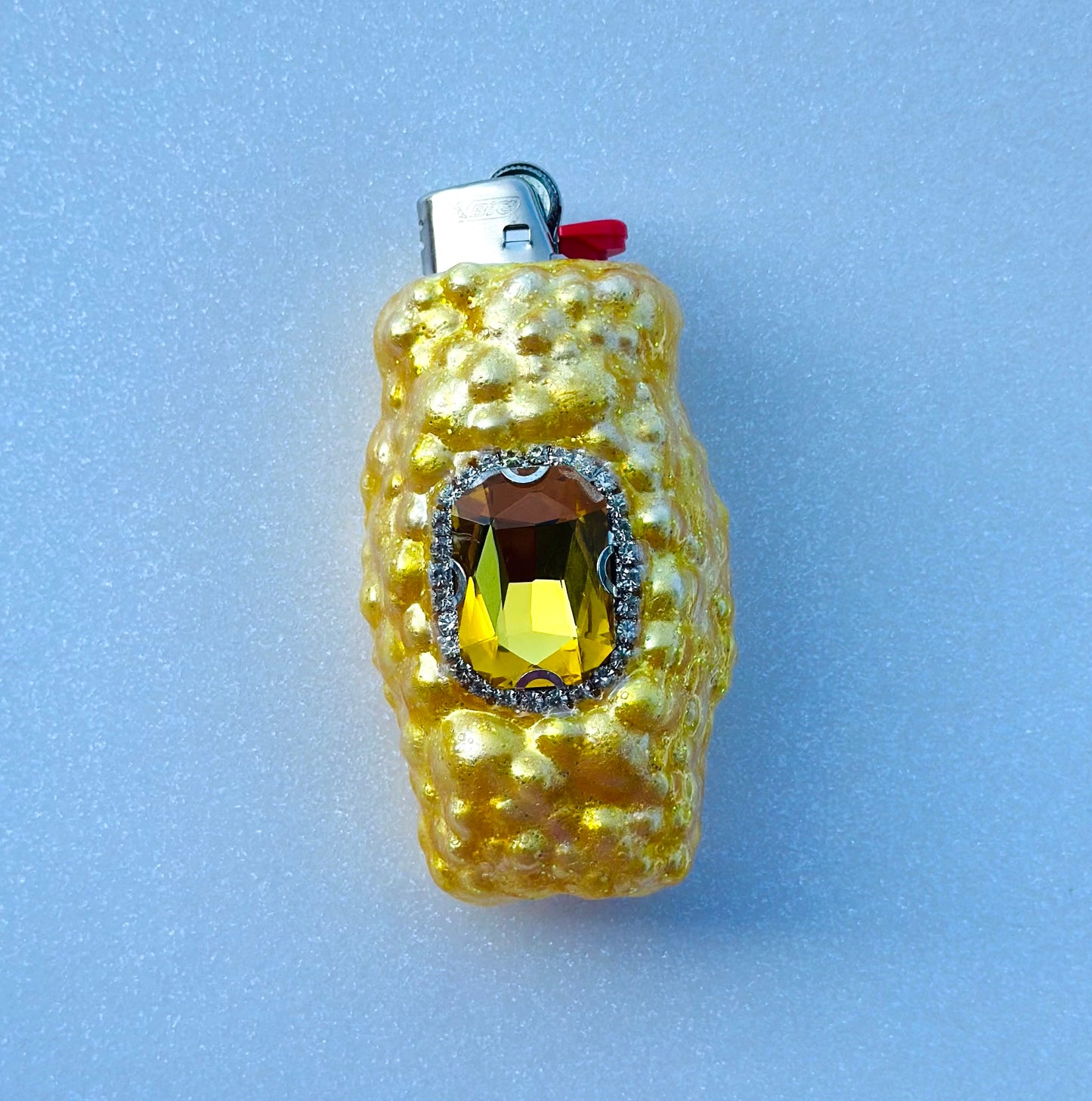CANARY DIAMOND PRINCESS GEM LIGHTER CASE