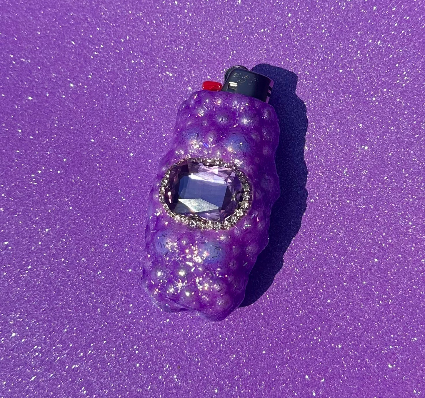 AMETHYST PRINCESS GEM LIGHTER CASE