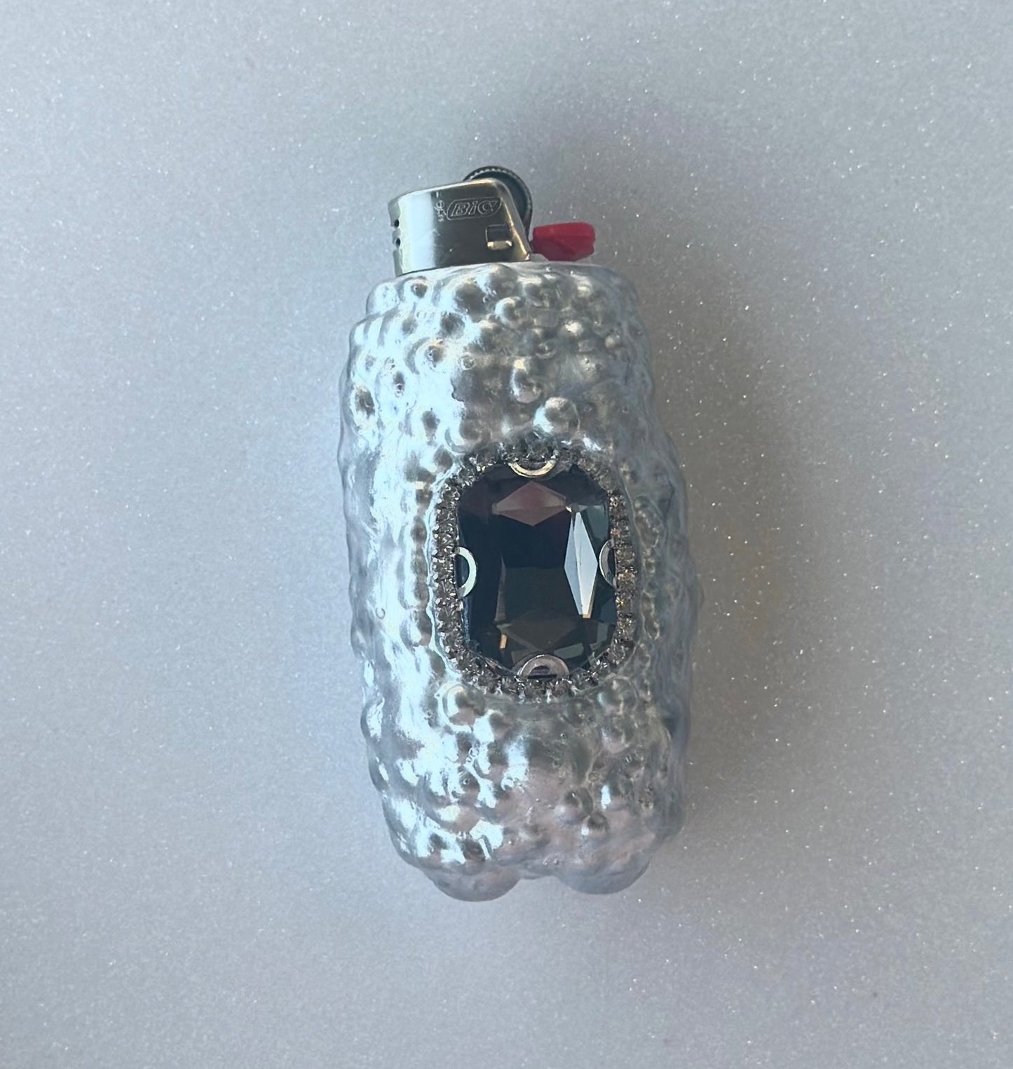 SMOKY QUARTZ PRINCESS GEM LIGHTER CASE