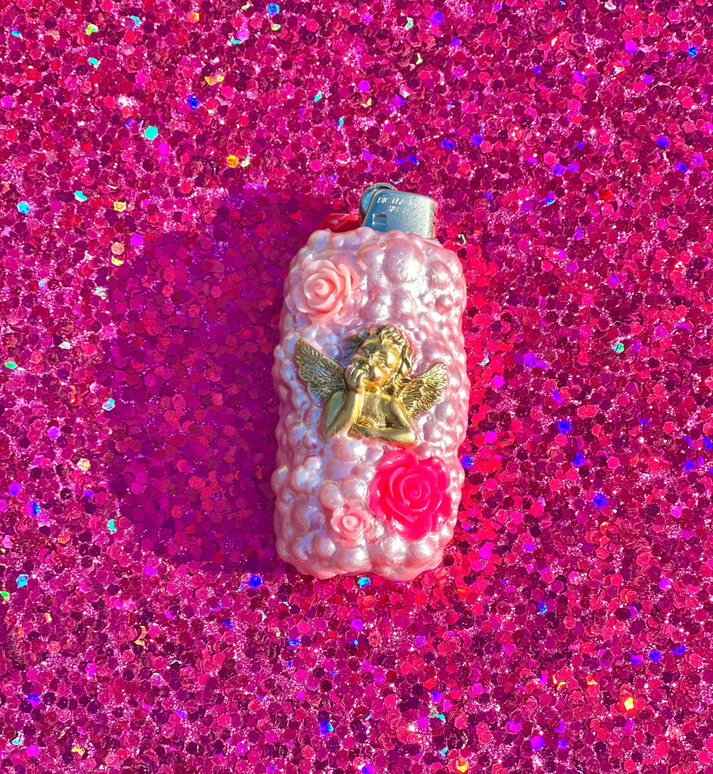 ROSY CHERUB LIGHTER CASE
