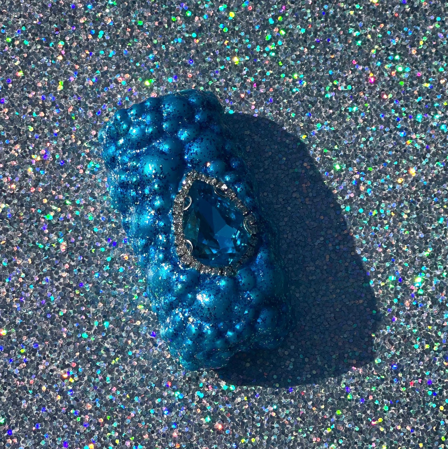BLUE TOPAZ PRINCESS GEM LIGHTER CASE