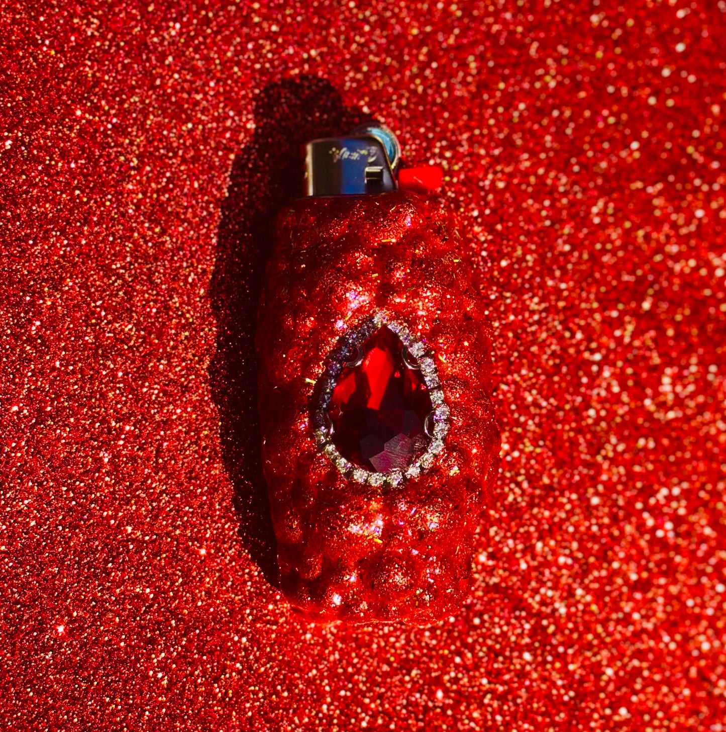RUBY PRINCESS GEM LIGHTER CASE