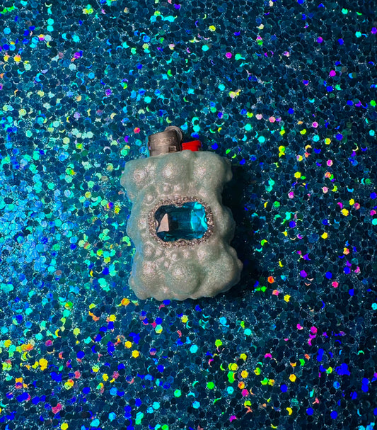 AQUA PRINCESS GEM MINI LIGHTER CASE