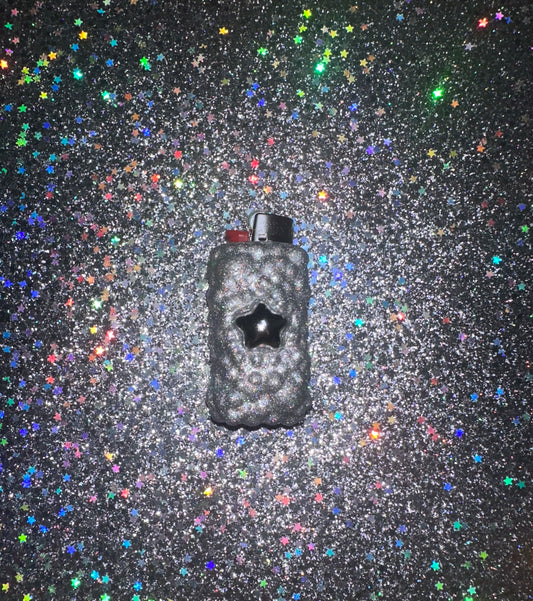 ASTRO SILVER HOLO MINI LIGHTER CASE