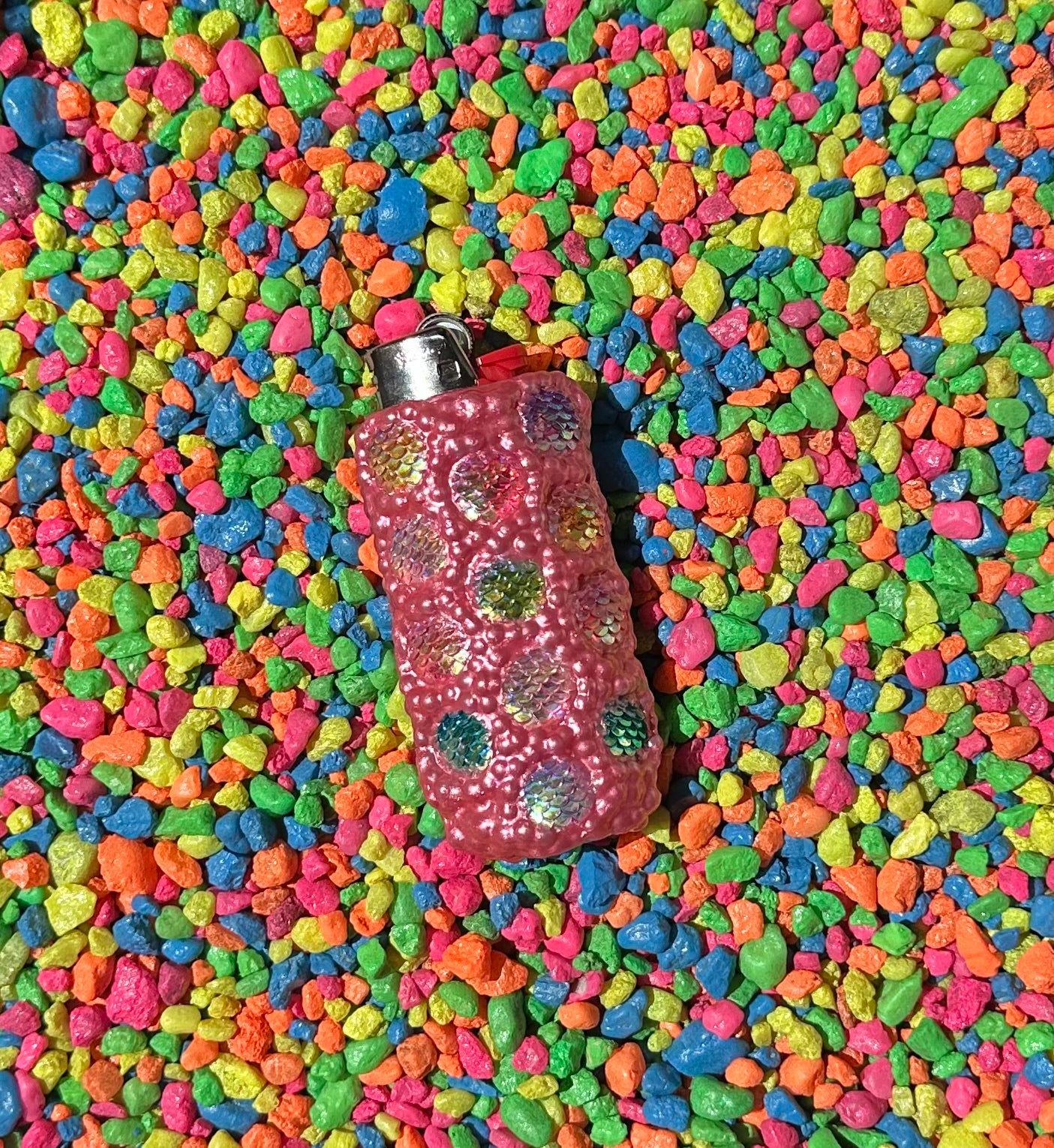 PINK MERMAID LIGHTER CASE