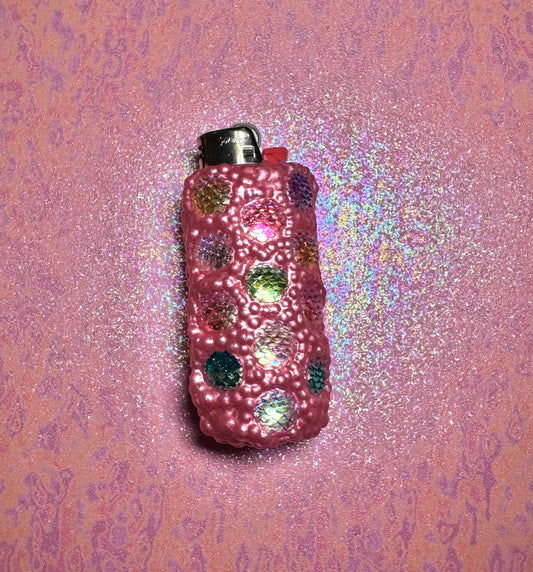 PINK MERMAID LIGHTER CASE